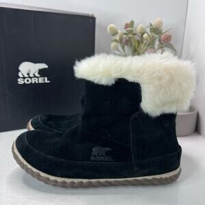 Sorel Out 'N About Bootie Waterproof Black NL3073-011 Women 8.5